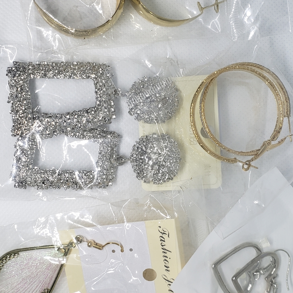 Earring Lot Dangle and Hoops